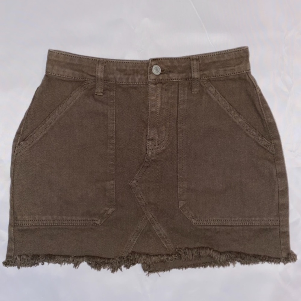 Pacsun Frayed Mini Skirt